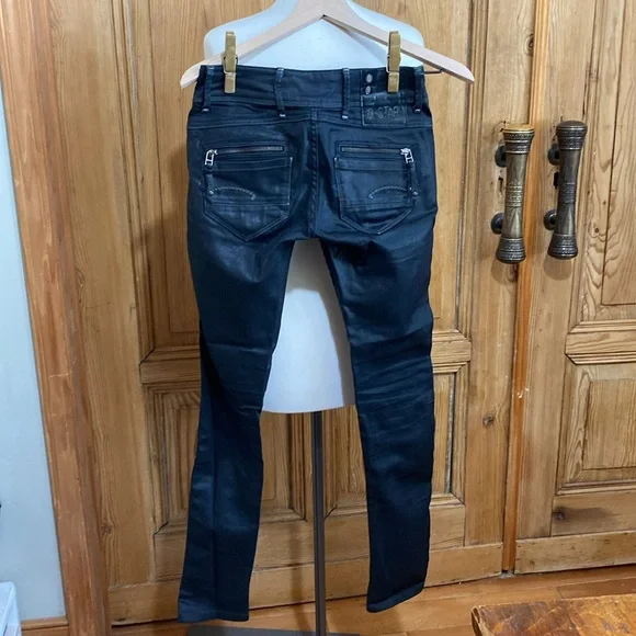 G-star Waxed denim jeans